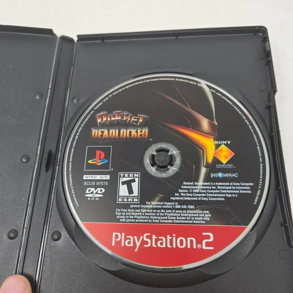 Ratchet Deadlocked Sony PlayStation 2 PS2 Game Disc SCUS 97575 Insomniac NTSC